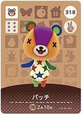 Карточка amiibo Animal Crossing 4-е издание Патч [318]