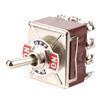 ON/OFF/ON 3 Position Toggle Switch 4PDT 12 Pin 12mm 15A/250VAC 10A/380VAC 4PDT 3 Position Toggle Switch
