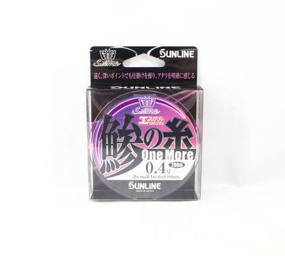 Sunline Леска Ester Aji No Ito One More 200м #0.4 2lb 0.104мм (6800)