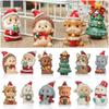 Toys Snowman Deer Micro Landscape Cartoon Christmas Figurine Desktop Ornaments Dollhouse Decor