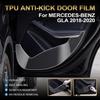 Для Mercedes‑Benz GLA 2018-2020 Защитная накладка на внутреннюю боковую кромку двери автомобиля от пинков из ТПУ, Защитная накладка на боковую панель передней и задней двери