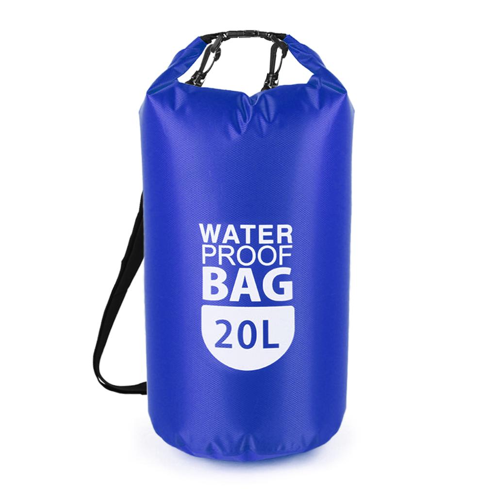 PVC Dry Waterproof Floating Bag Roll Top Dry Bag 20L Water Sports Storage Bag Lightweight Dry