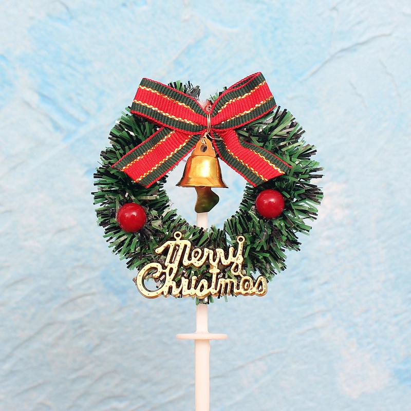 Рождественская елка гирлянда колокольчики 3D подарок праздничные атрибуты украшения украшения