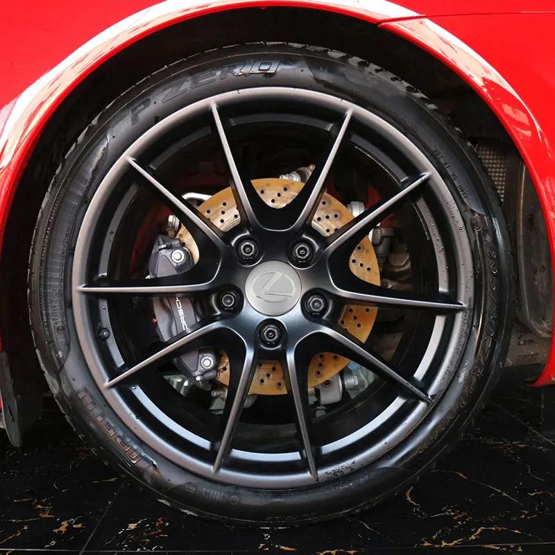 car 4Pcs 3D Car Wheel Hub Center Metal Decals Sticker Accessories Lexus Fsport RX330 IS250 Ct200h ES300h RX350 IS300h NX300h NX