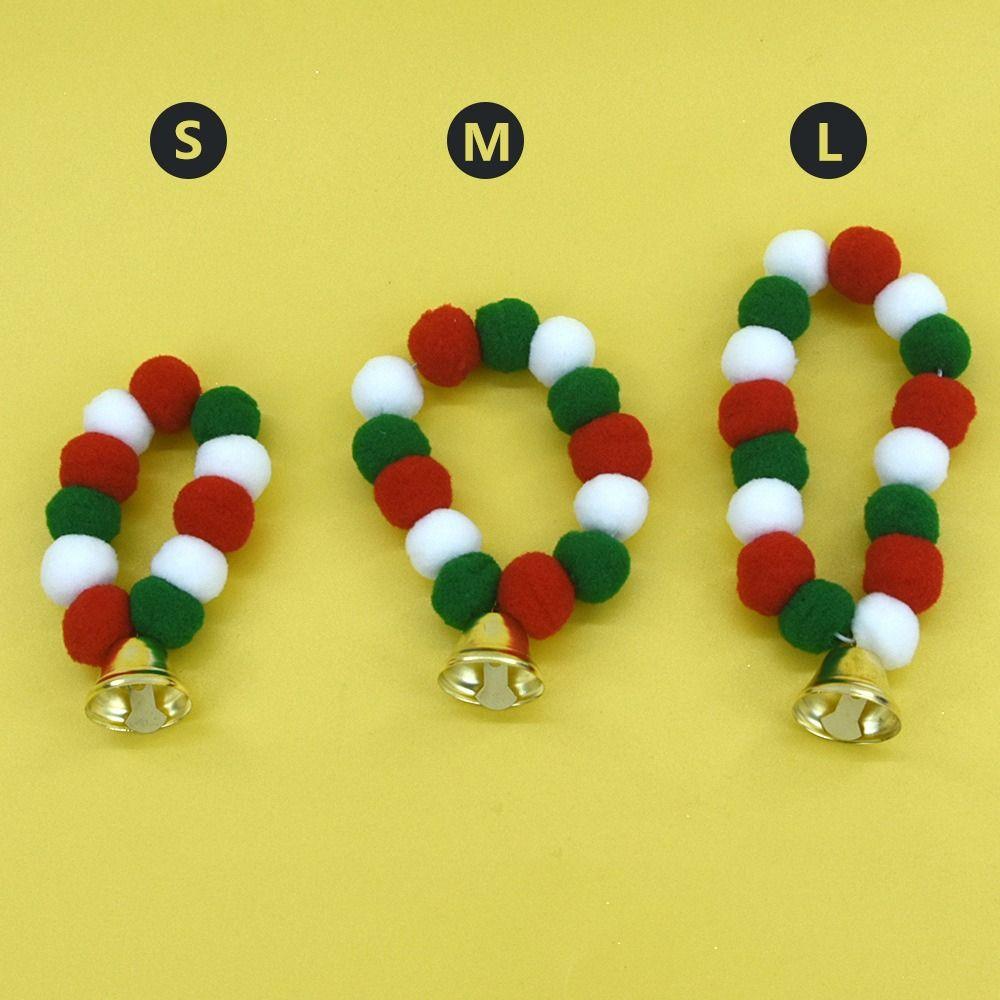 Удобные ошейники с помпоном против потери для померанского шпица, мягкий кошачий меховой шарик с колокольчиком, ошейник для питомца