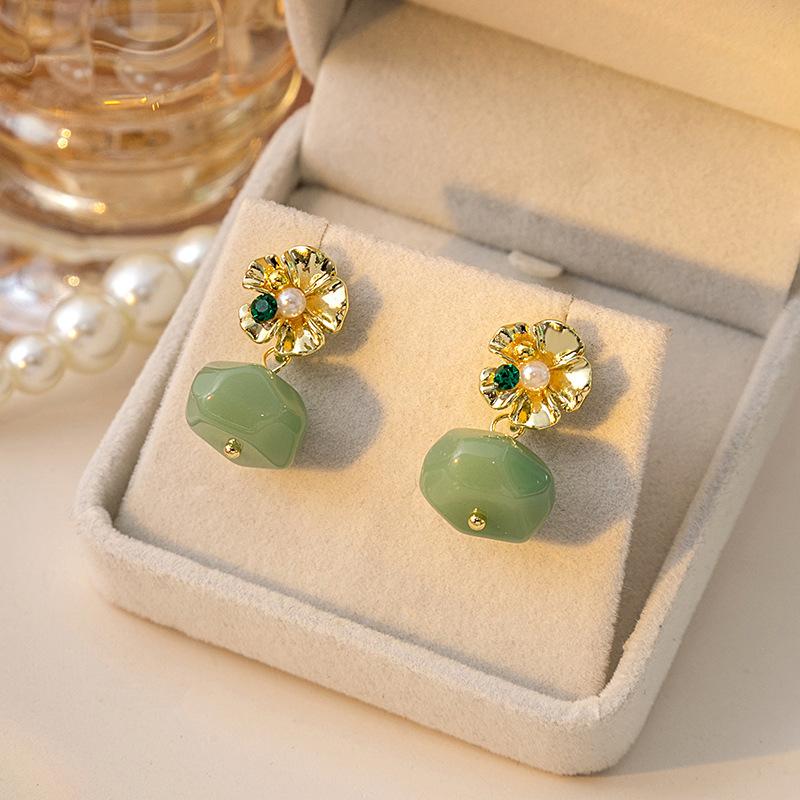 BLINGBAY женские новые серьги с искусственным жемчугом в китайском стиле, серьги с кисточками в форме бабочки в китайском стиле, простые аксессуары Hanfu, ретро-ювелирные изделия