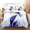 Legend of Heroes Bedding Set Duvet Cover Bed Set Quilt Cover Pillowcase Comforter King Queen Size Boys Adult Bedding Set A