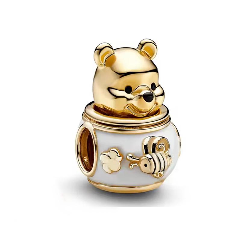 New Disney Sparkling Stranger Demodog Demogorgon Dangle Stitch Charm Bead Monster Fit Original Bracelets DIY Jewelry Gifts