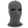 Fashion Clothes Ladies Warm 2 Hole Full Face Mask Knitted Hat Winter Ski Hat Cycling Mask Windproof Warm Hood
