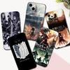 Черный чехол из ТПУ для Samsung Galaxy A50 50S A30S A10 A01 A11 A21S A31 A41 A51 A71 Чехол Attack on Titan
