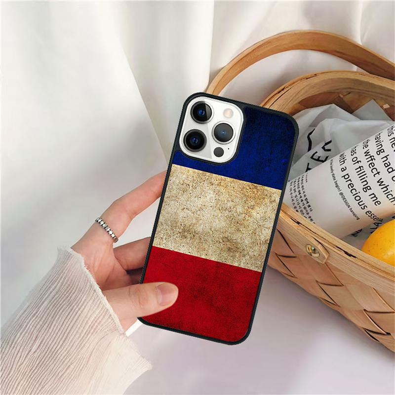 Чехлы для мобильных телефонов и смартфонов с флагом Франции для iPhone 17 Air 16e 15 14 12 13 11 Pro MAX Plus Coque Fundas