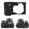 For Sony A6500 Camera Case Cover Durable Soft Silicone Cover Protective(Black)