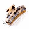 Acetate Clips 7.5cm Long Luxury Leopard Hair Claws Headwear for Girls Fashion Hair Accessories Barrette