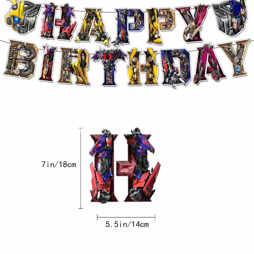 Theme Birthday Party Decoration Flag Insert Arrangement