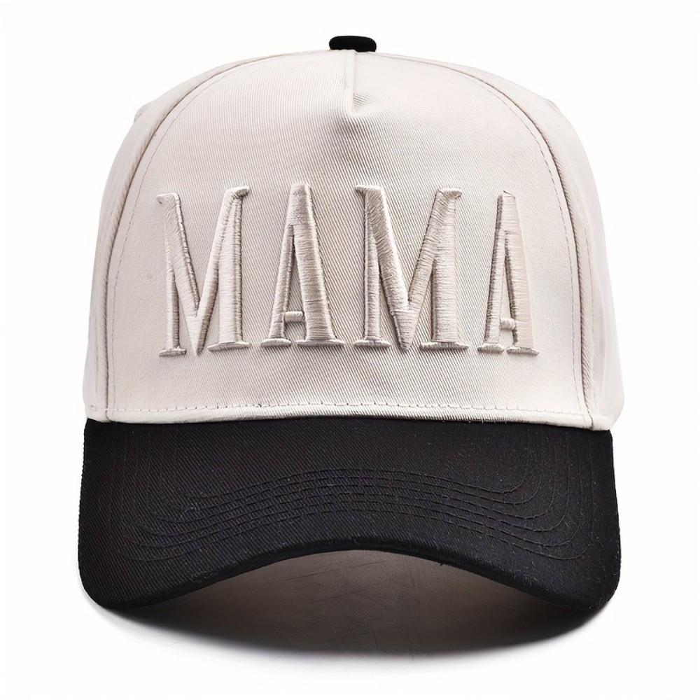 Adjustable Couple Cap Letter Embroidery Sunscreen Hats Fashion DAD MAMA Baseball Cap  For Man Women