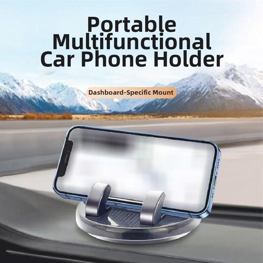 Multifunctional Dashboard Car Phone Holder License Plate Holder  Car Interior Decoration