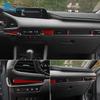 ZATR1 Real Soft Carbon Fiber Sticker For Mazda 3 BP Axela 2019 2020 2021 2022 2023 2024 2025 LHD RHD Car Center Console Accessories