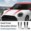 Виниловые наклейки на капот и багажник для Mini Cooper F56 F60 F55 F54 R56 R60 F65 F66 U25 J01 Countryman Автомобильные аксессуары