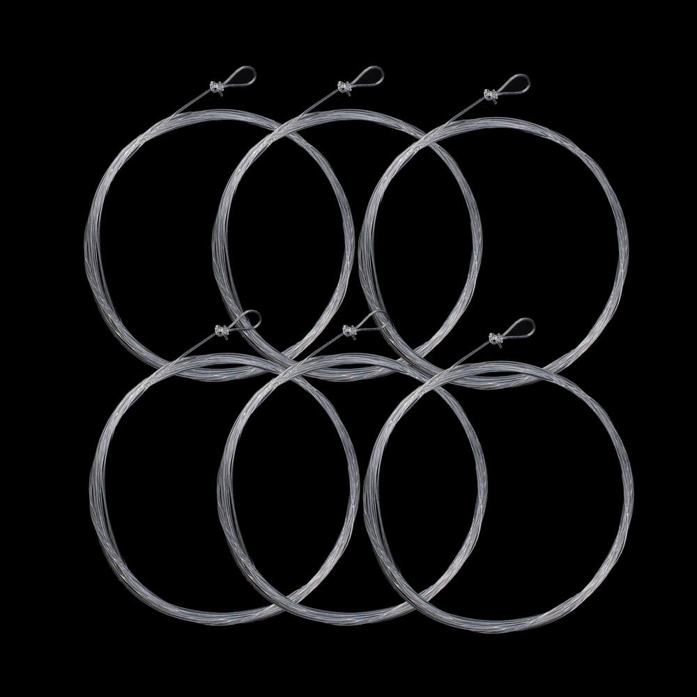 Raprance Pre-Tied Loop Tapered Leader Fly Fishing Leader 6 Pack, 9FT,Nylon Clear Fly Line Leader 3X 4X 5X 6X