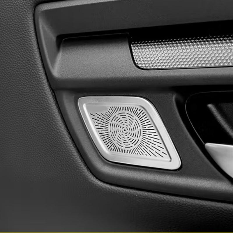 Stainless Steel Car Rear Door Audio Speaker Cover Trim Decoration Sticker For Honda CRV CR-V  2024 Auto Interior Accessories