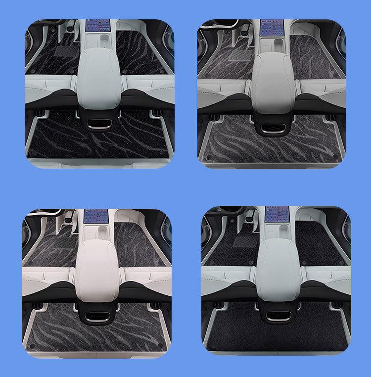Экологичные кожаные коврики Zeekr LS6 с полным покрытием для защиты салона