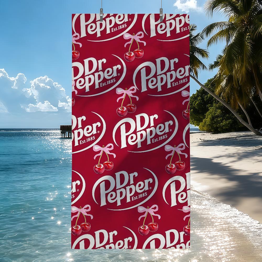 Бренд D-Dr Pepper Полотенце Пляжное Полотенце Дорожное Легкое Приятное для Кожи Для Бассейна Пляжа Кемпинга Круиза Лето