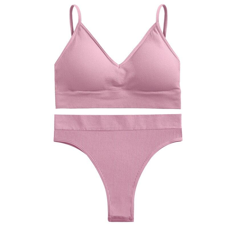 FINETOO Женский бесшовный комплект с бюстгальтером, бюстгальтер + трусики, бюстгальтер для фитнеса, нижнее белье, женские купальники с эффектом пуш-ап, сексуальная майка для девочек