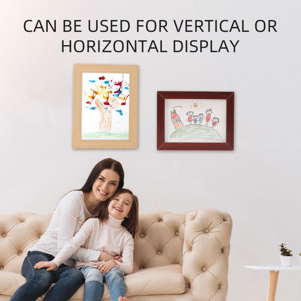 Визуальное окно Магнитные рамки для картин Съемный держатель для хранения детских рисунков Фоторамка для рисования