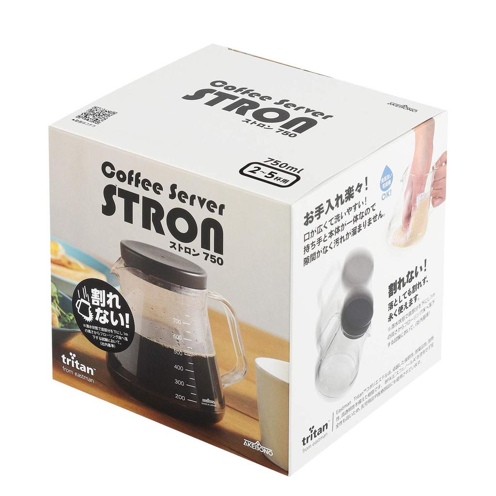 Akebono Sangyo Unbreakable Coffee Server 750ml White Stron 750 Dishwasher Safe Made In Japan TW-3725