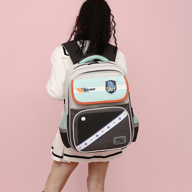Прочный детский рюкзак из ткани Оксфорд, милые и забавные стили для мальчиков и школьниц