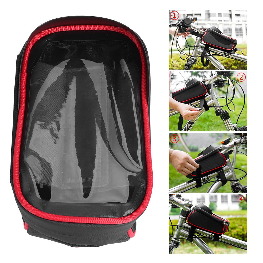 Сумка-дождевик Рама Передняя верхняя труба Светоотражающие велосипедные сумки Сумка Mo