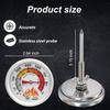 Термометр для гриля KT Thermo BBQ Grill, сменные детали для гриля-коптильни, 2,5-дюймовый циферблатный датчик температуры для гриля