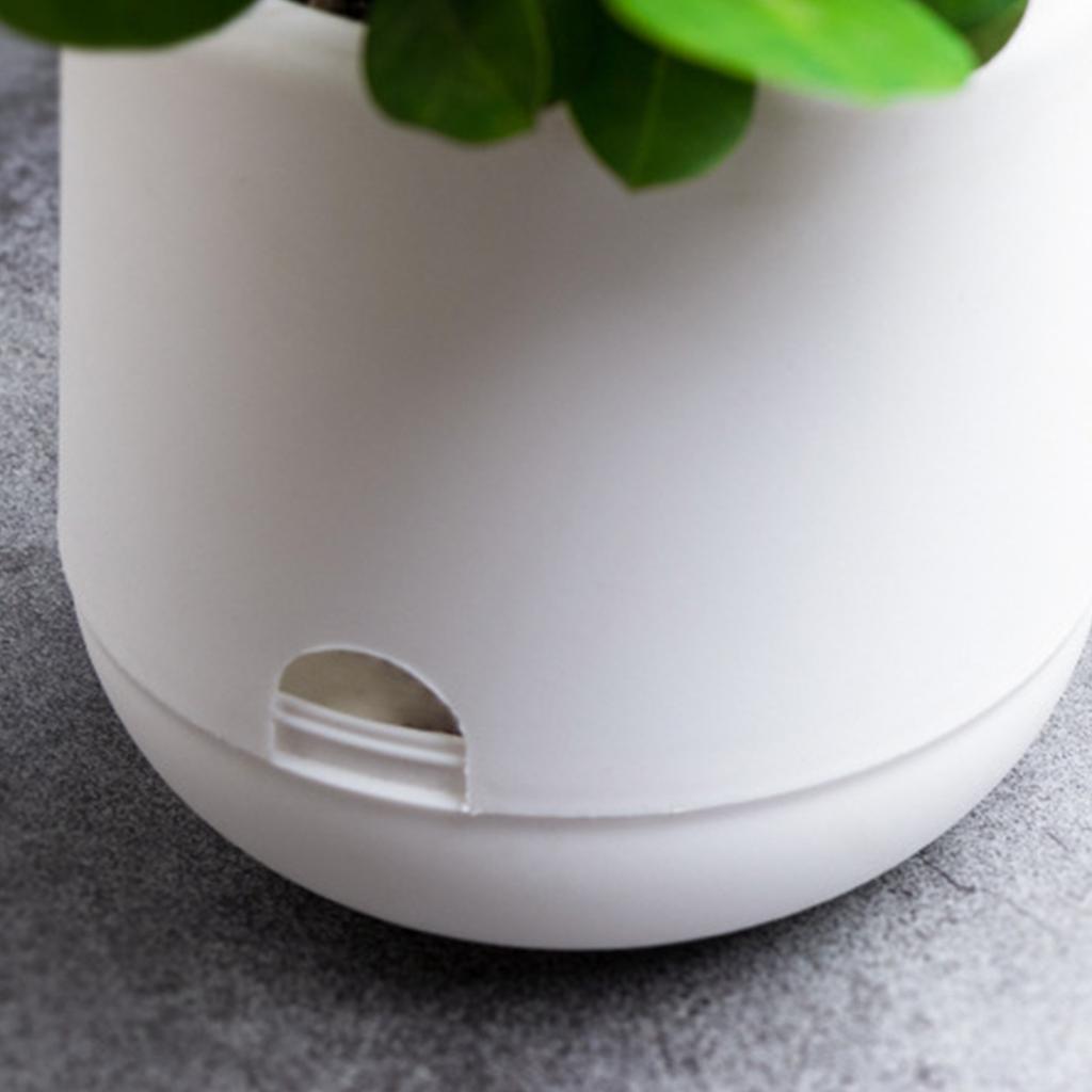 Self Watering Planter Pots with Water Reservoir for Small Indoor Plants