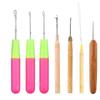 1Pc Crochet Hook Needle Hair Weaving Needle for Braids Knitting and Crochet Needles for Jumbo Braiding Twist Hair Tools 7 Style