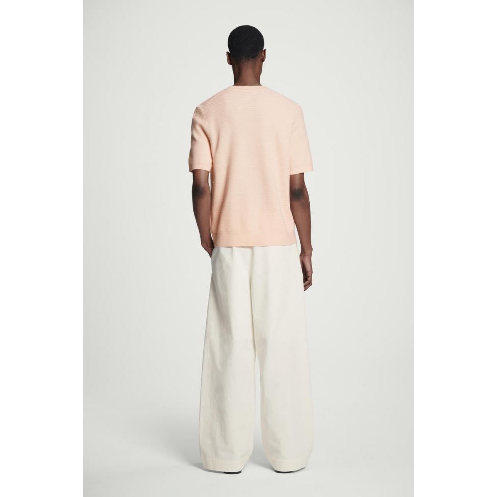 Cos Japan TexTured KniT CoTTon T shirT