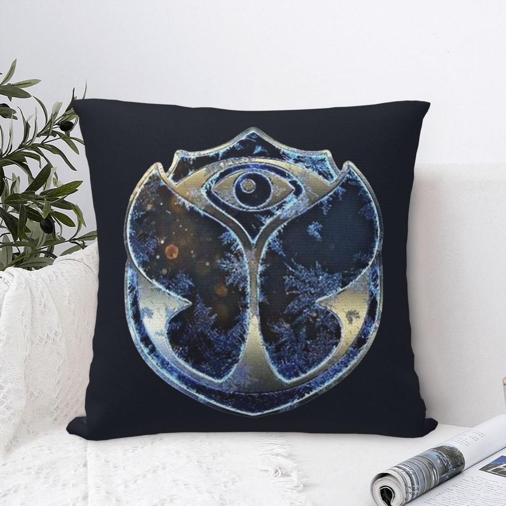 Tomorrowlandd Music Festival Square Pillow Cases Belgian Dance Cushion Cover Zippered Decorative Pillowcase For Home 40X40Cm
