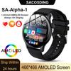 Sacosding Smartwatch Women 466*466 Amoled 1.43" Hd экран всегда отображает время Bluetooth вызов Ip68 водонепроницаемые спортивные умные часы