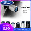 Car Sticker 2026 Ford 4pcs Metal Car Styling Wheel Tire Valve Air Stem Cap Covers For Ford Ranger Focus Kuga Mustang S-MAX Trans