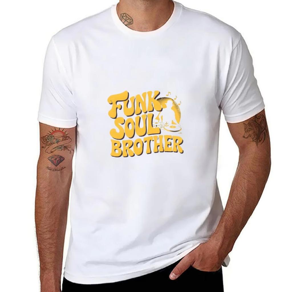 2025 Новая футболка Fatboy Slim Funk Soul Brother Tribute Уличная одежда Аниме Винтажная футболка Мужская Удобная и Высококачественная -...