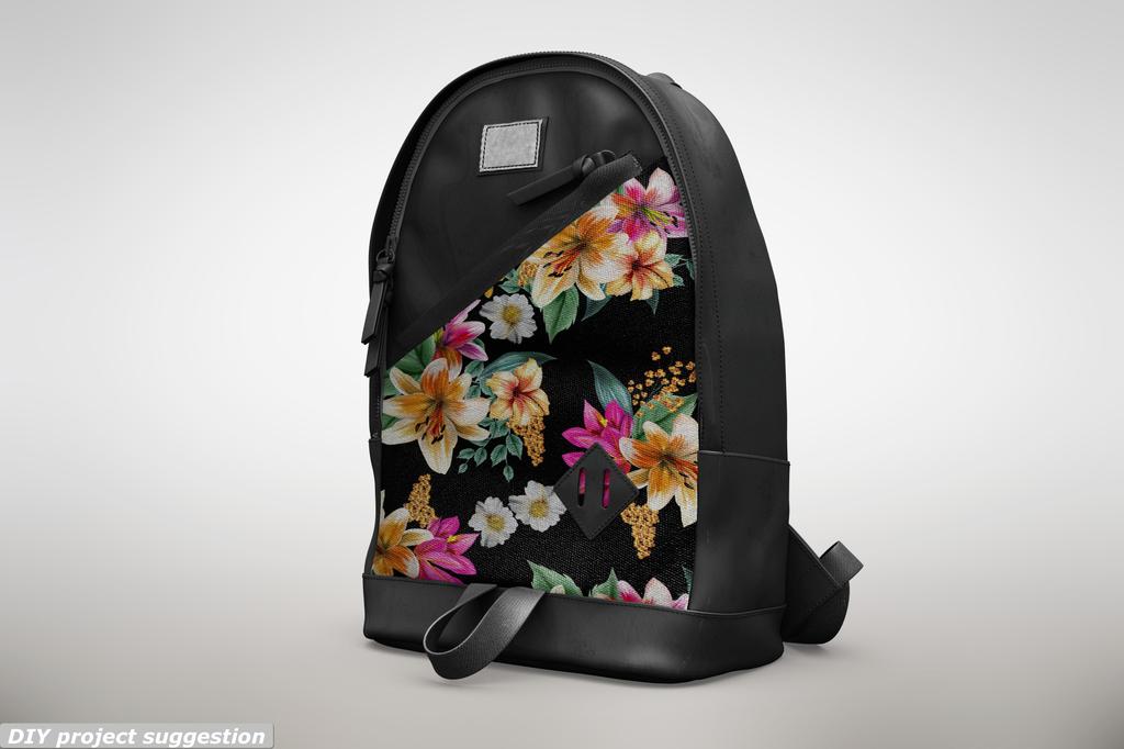 Outdoor Dekostoffe Oxford - Motiv Liliensträuße I Dr086