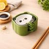 4/6Pcs Stackable Cartoon Panda Snack Dish Creative Ingredients Sauce Plate  Dinnerware Set