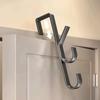 Over The Door Metal Hook Door Back Type Hat Coat Hanger New Door Hanging Hook  Home