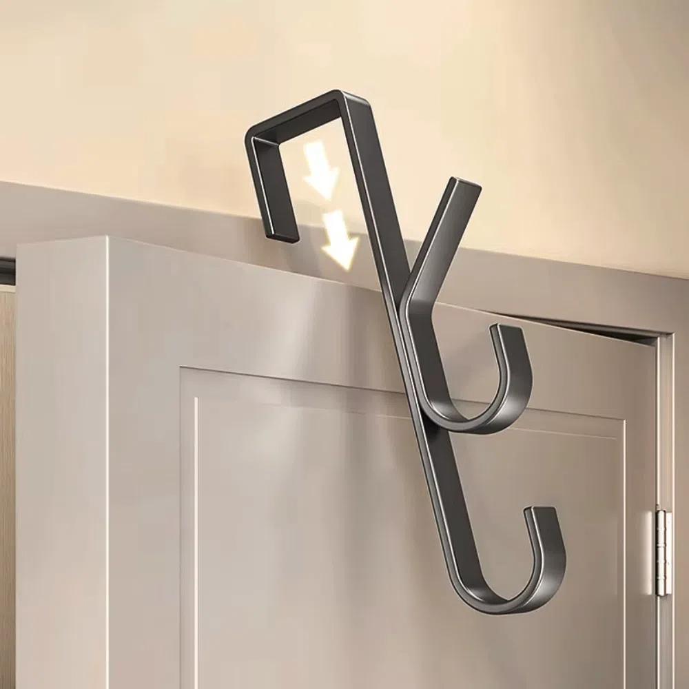 Over The Door Metal Hook Door Back Type Hat Coat Hanger New Door Hanging Hook Home