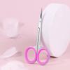 High Quality Warping Tip Cuticle Scissors Anti-slippery Handle Manicure Stainless Steel Nail Skin Cuticle Trimmer Nippers