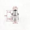 201 Stainless Stainless Steel Hex Nipple Thickened Hex Nipple Union  Water Oil Air