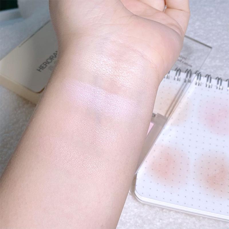 HER ORANGE Four Colors Blush Swell Blush Purple Blush Blue Matte Natural Nude Makeup Warm Color Peach Apricot Blush