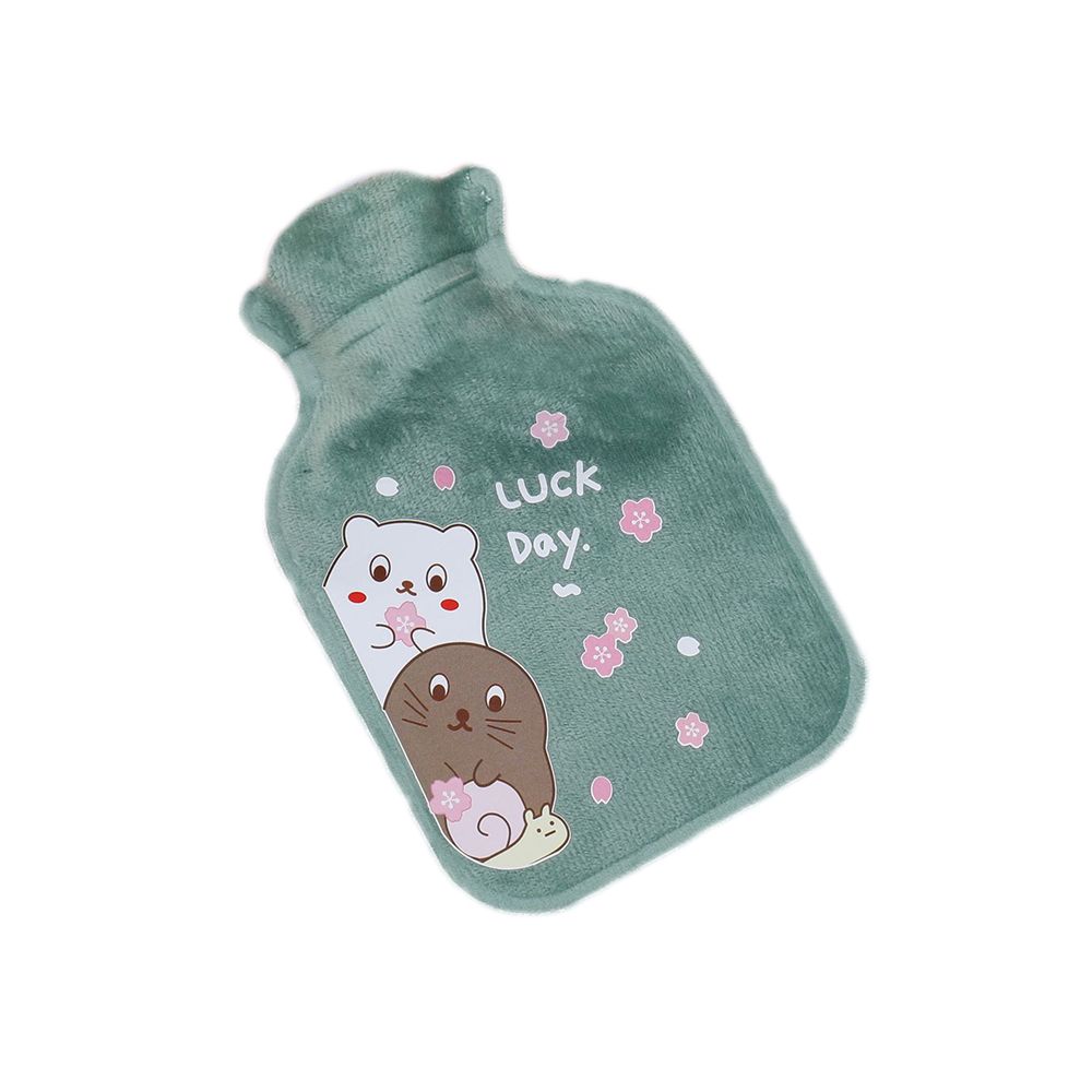 Winter Explosion-proof Cartoon Warming Products Plush Hot Water Bottles Water Injection