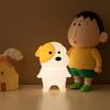 Cute Soft Silicone Dog Night Lights With Sound Dimmable Timmer Nursery Puppy Lamp Bedroom Bedside Nightlight Baby Boy Girls Gift