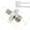 1/4" 3/8" Male Female Thread Screw Tripod Plate Screw Mount For Camera Flash Tripod Mic Metal Camera Accessories Mount Adapter