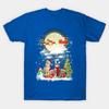 Cute Cats Merry Christmas Unisex TShirt Short Sleeve Casual 100 Cotton ONeck Summer Mens Tshirt Size S3XL